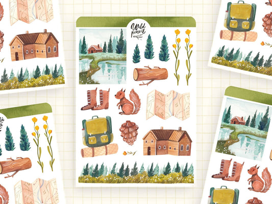 Stickers décoratifs | Wild Pencil Studio | Explorer - Wild Pencil Studio - millenotes