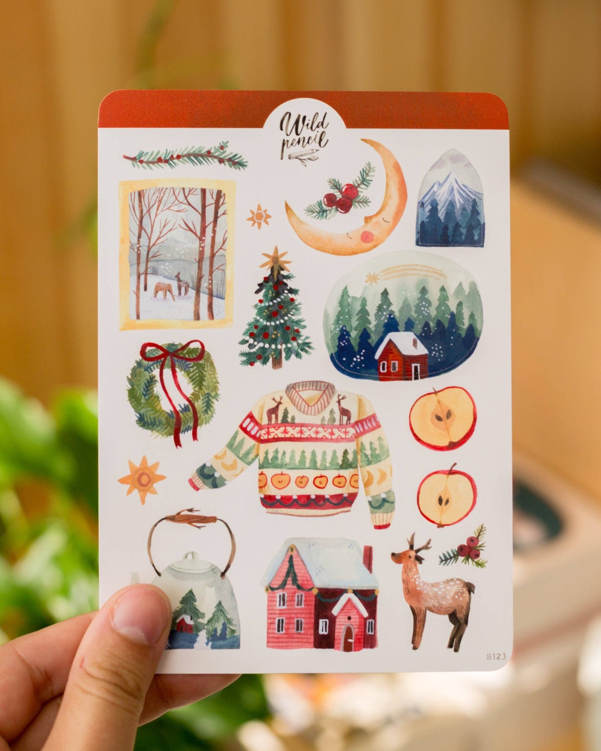 Stickers décoratifs | Wild Pencil Studio | Home For Christmas - Wild Pencil Studio - millenotes