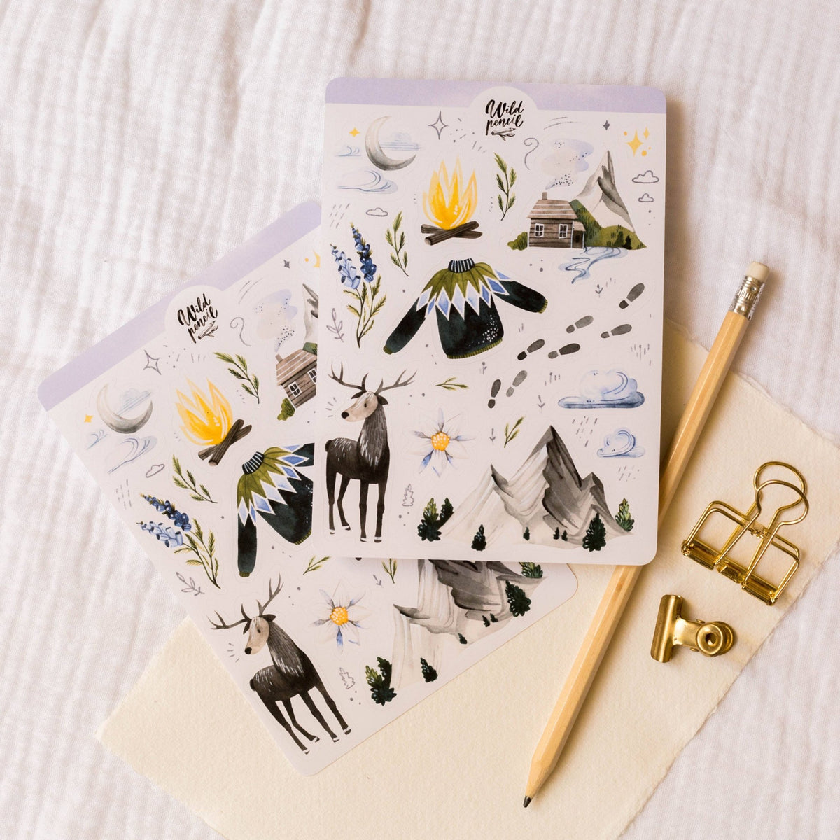 Stickers décoratifs | Wild Pencil Studio | In The Mountains - Wild Pencil Studio - millenotes