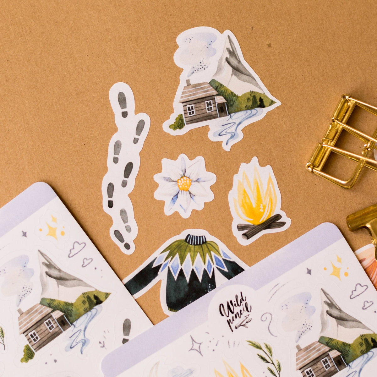 Stickers décoratifs | Wild Pencil Studio | In The Mountains - Wild Pencil Studio - millenotes