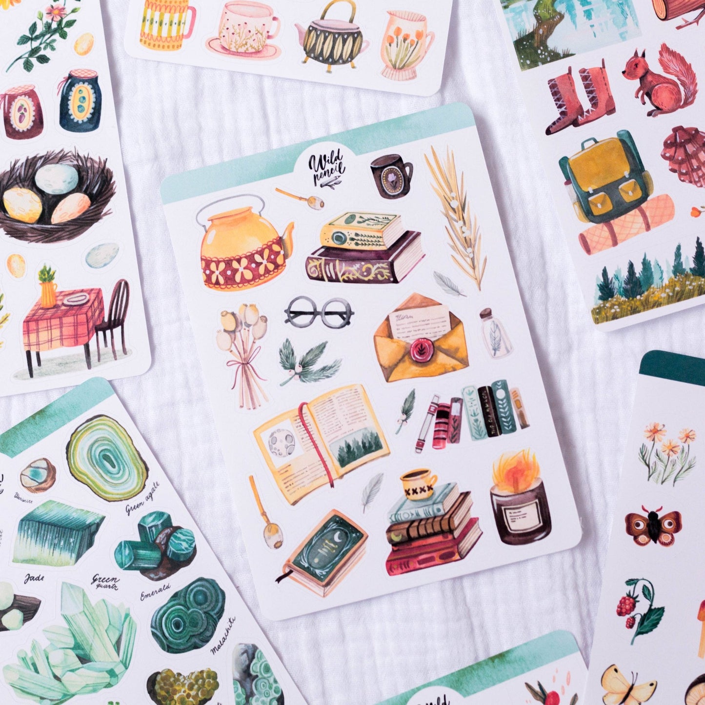 Stickers décoratifs | Wild Pencil Studio | Library - Wild Pencil Studio - millenotes