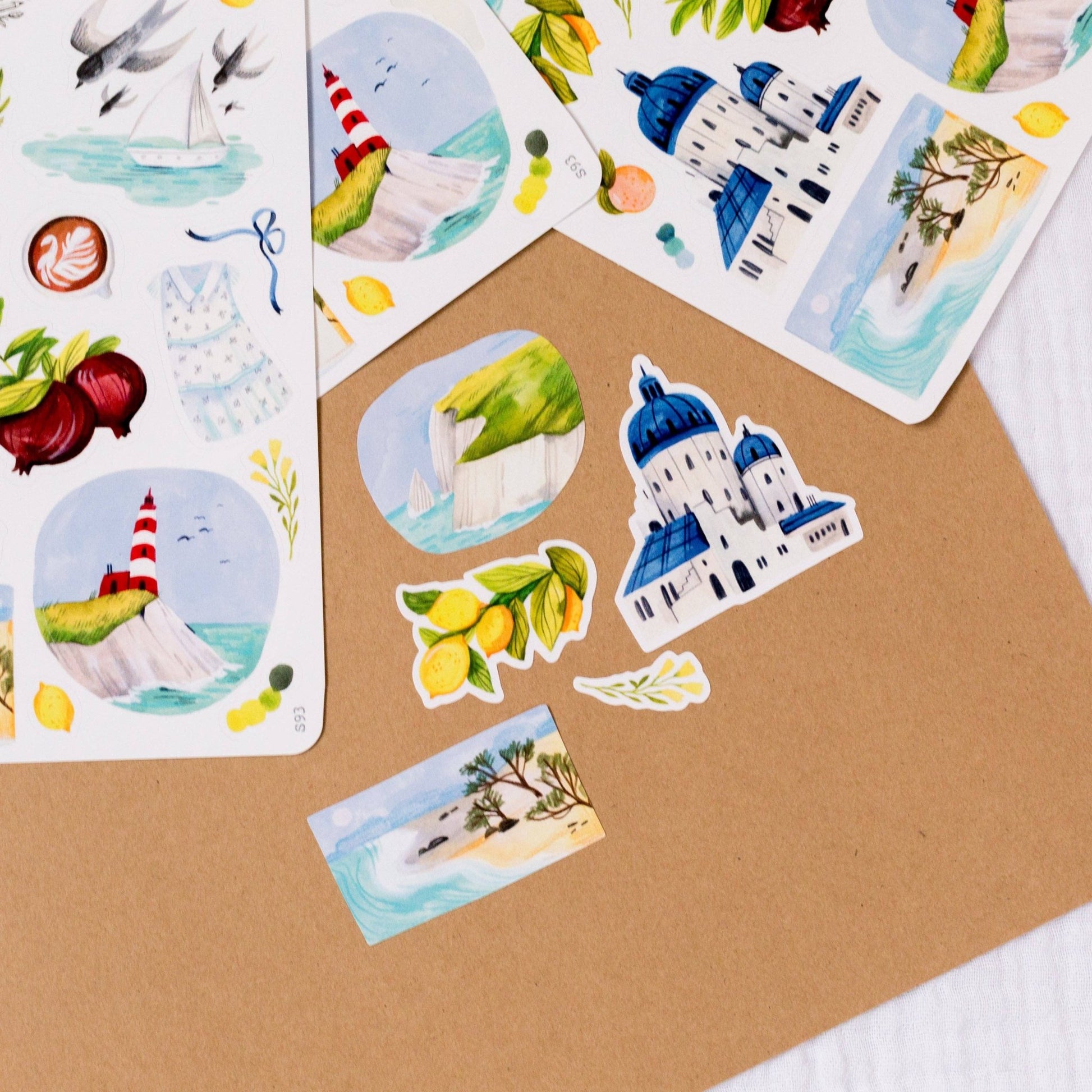Stickers décoratifs | Wild Pencil Studio | Summer By The Sea - Wild Pencil Studio - millenotes
