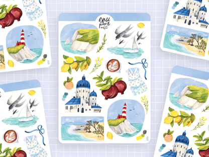 Stickers décoratifs | Wild Pencil Studio | Summer By The Sea - Wild Pencil Studio - millenotes