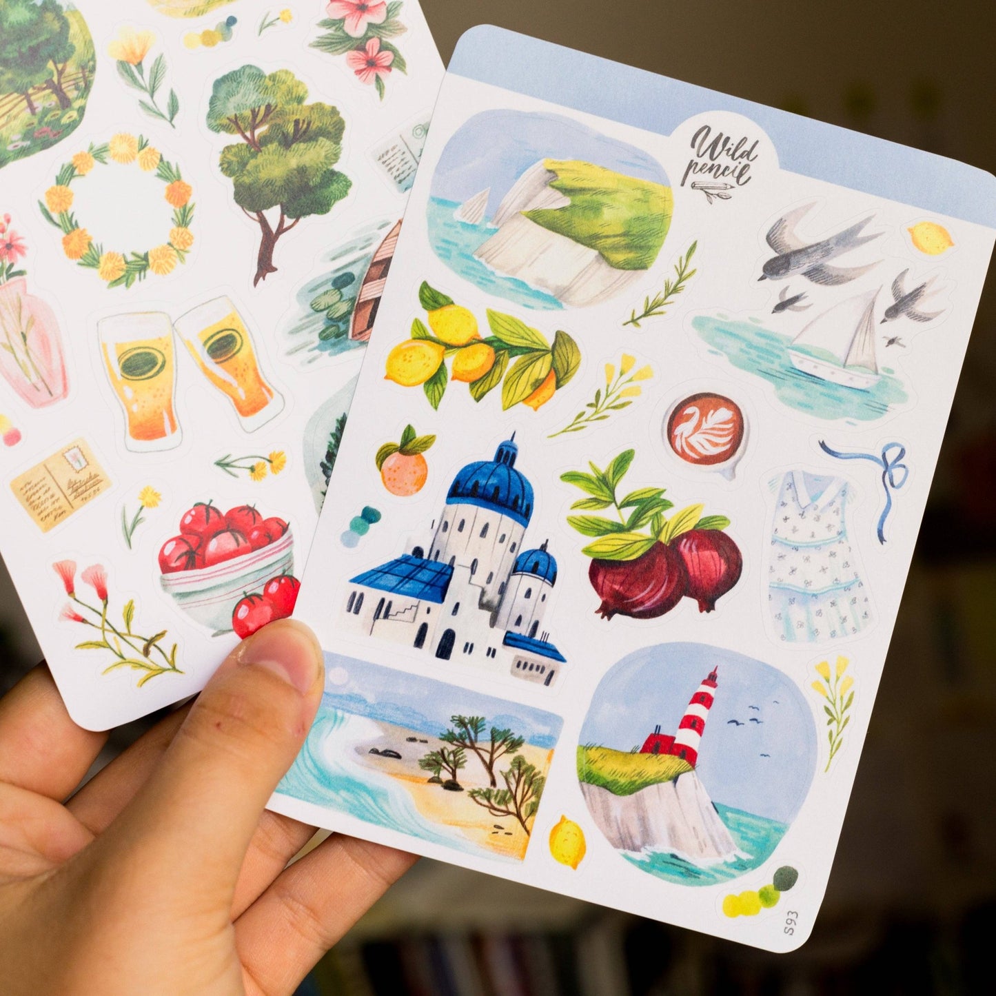 Stickers décoratifs | Wild Pencil Studio | Summer By The Sea - Wild Pencil Studio - millenotes
