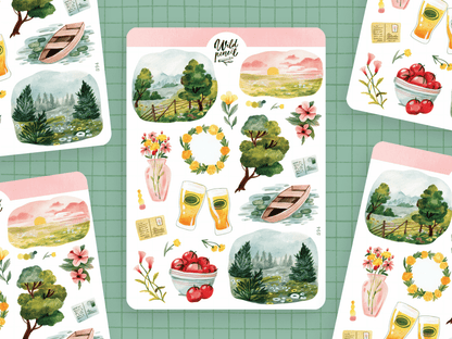 Stickers décoratifs | Wild Pencil Studio | Summer In The Nature - Wild Pencil Studio - millenotes