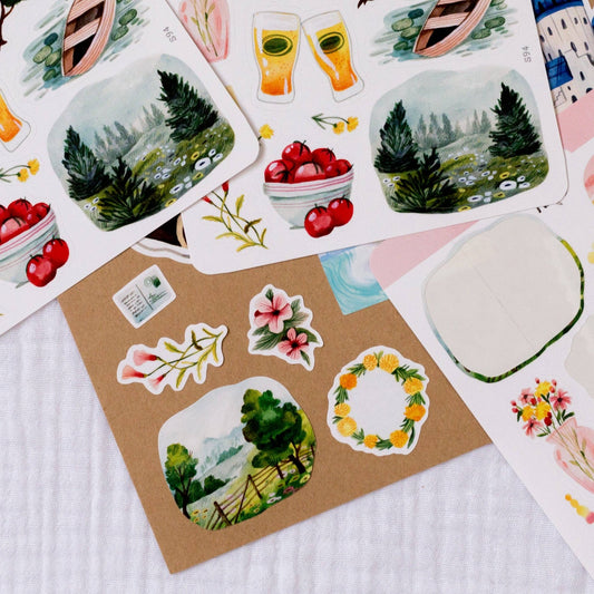 Stickers décoratifs | Wild Pencil Studio | Summer In The Nature - Wild Pencil Studio - millenotes