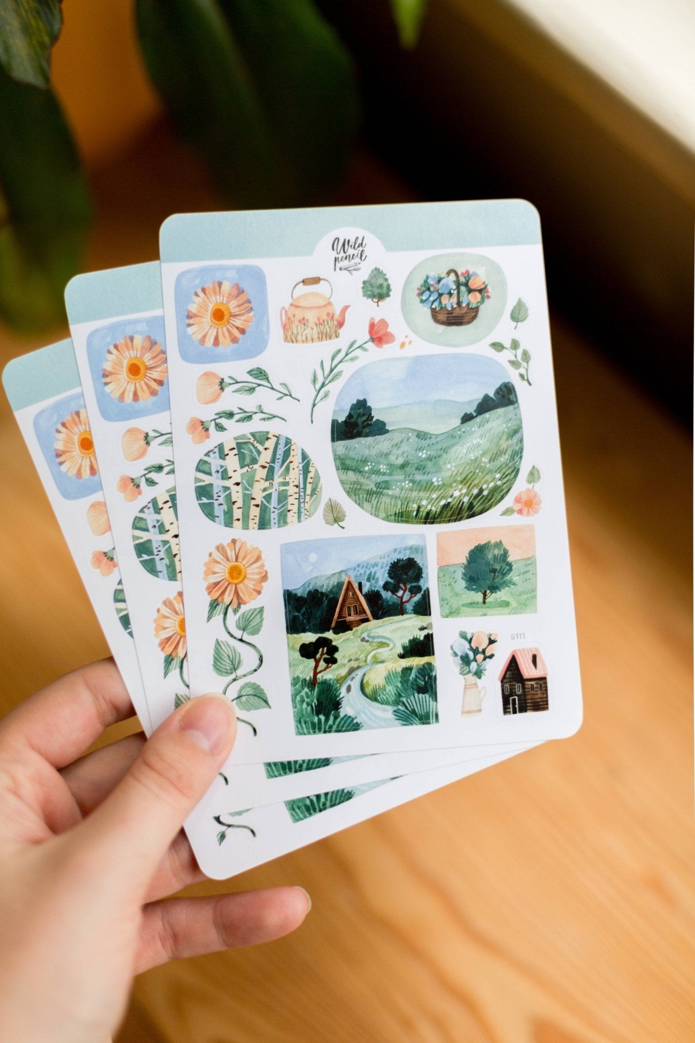 Stickers décoratifs | Wild Pencil Studio | Summer Meadow - Wild Pencil Studio - millenotes