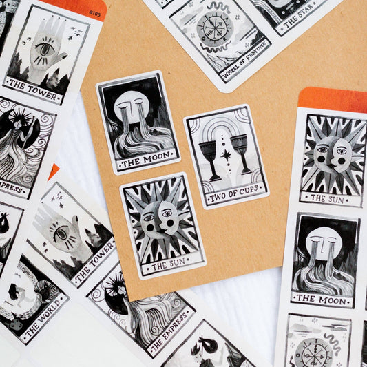 Stickers décoratifs | Wild Pencil Studio | Tarot Cards - Wild Pencil Studio - millenotes