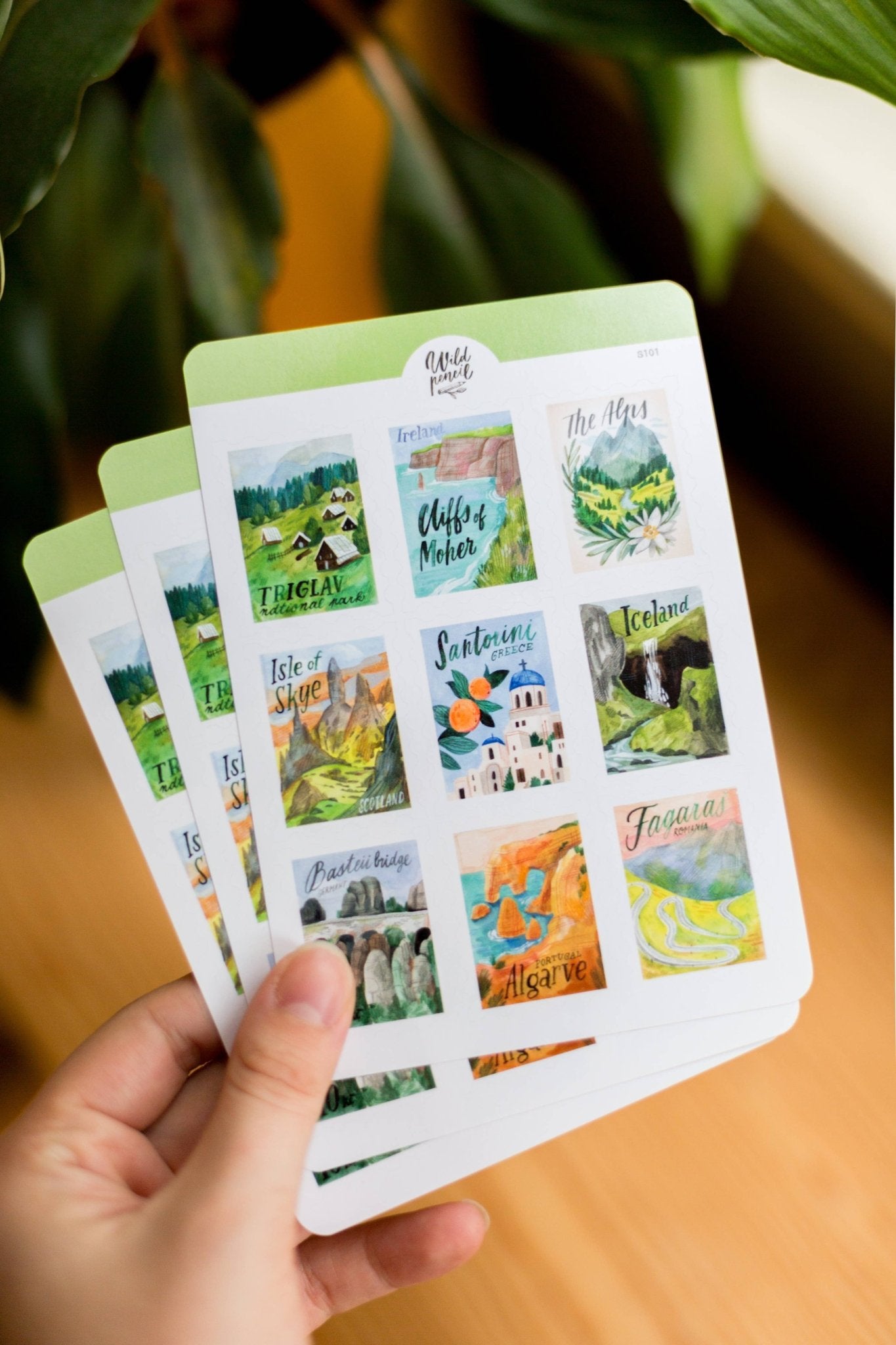 Stickers décoratifs | Wild Pencil Studio | Travel Stamps - Wild Pencil Studio - millenotes
