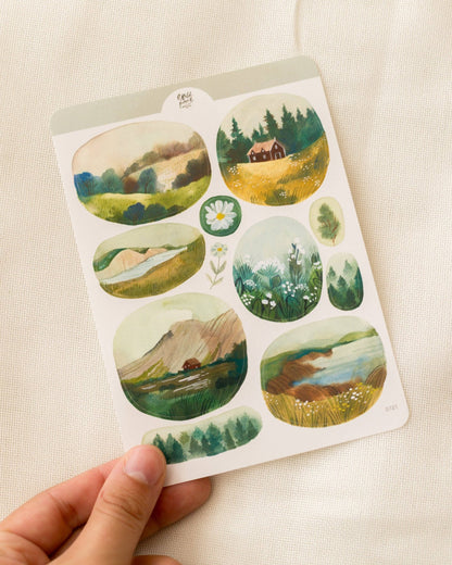 Stickers décoratifs | Wild Pencil Studio | Windows Into Scotland - Wild Pencil Studio - millenotes