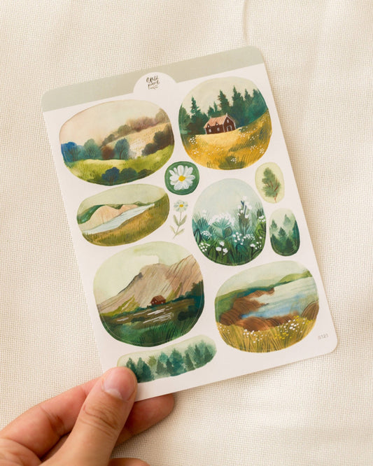 Stickers décoratifs | Wild Pencil Studio | Windows Into Scotland - Wild Pencil Studio - millenotes