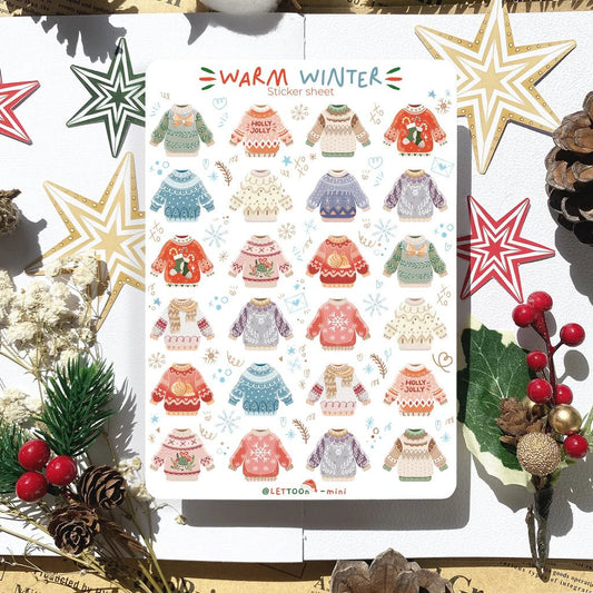 Stickers décoratifs | Winter sweaters - LETTOON - millenotes