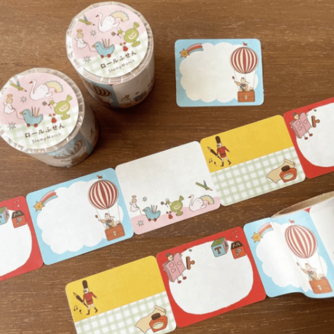 Stickers en rouleau | STAMP MARCHÉ | 5th Anniversary Memo Roll - STAMP MARCHÉ - millenotes