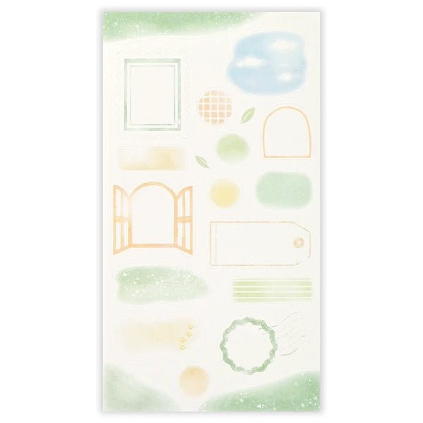Stickers japonais 2 planches | Deco Time | Animaux de la Forêt - NB Co Ltd - millenotes