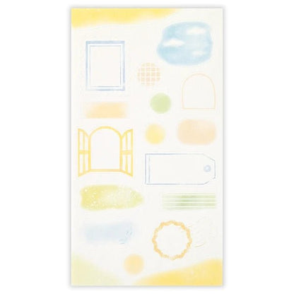 Stickers japonais 2 planches | Deco Time | Lapins - NB Co Ltd - millenotes