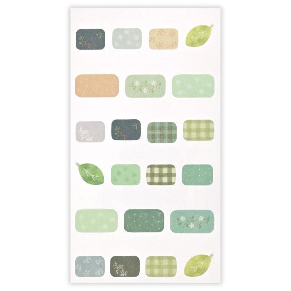 Stickers japonais 2 planches | Mattari Animals | Adorables Écureuils - NB Co Ltd - millenotes