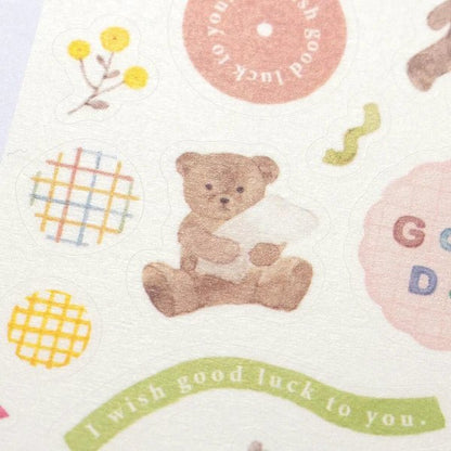 Stickers japonais | Awairo | Ours en Peluche - NB Co Ltd - millenotes