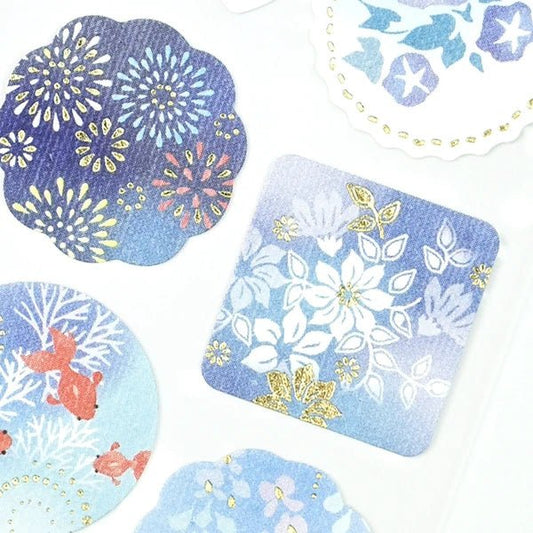 Stickers japonais | Carpes Koï - NB Co Ltd - millenotes
