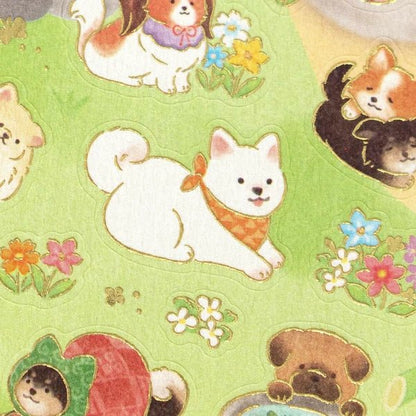 Stickers japonais | Chiens Japonais - NB Co Ltd - millenotes