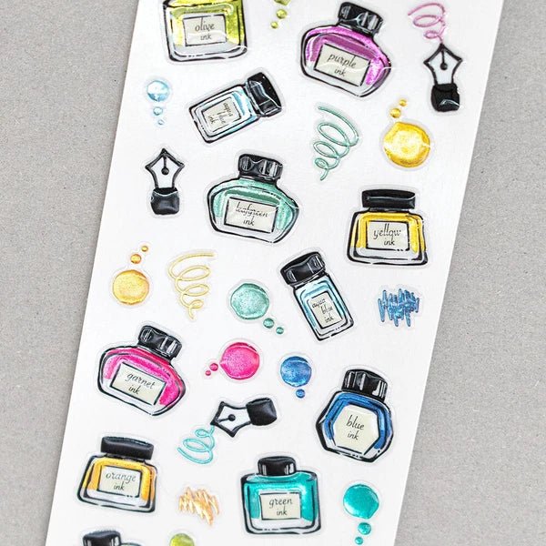 Stickers japonais | Encres Étincelantes - NB Co Ltd - millenotes