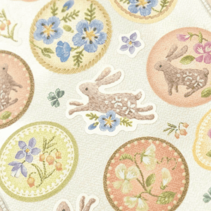 Stickers japonais | Fleurs et chance | Fête - NB Co Ltd - millenotes