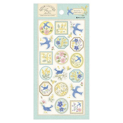 Stickers japonais | Fleurs et chance | Merci - NB Co Ltd - millenotes