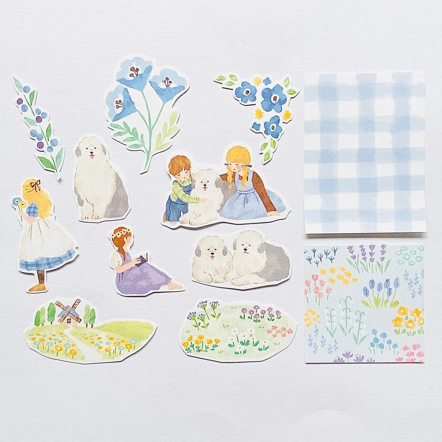 Stickers japonais Mind Wave | Blooming | Bleu - Mind Wave - millenotes