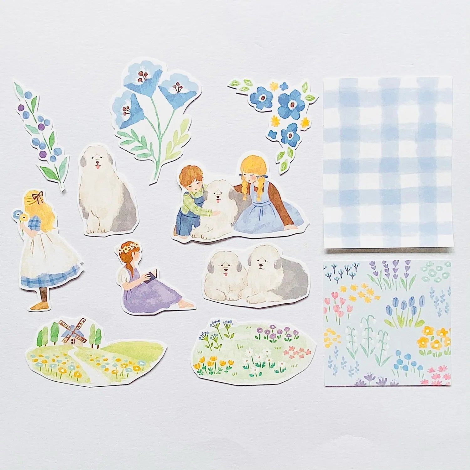 Stickers japonais Mind Wave | Blooming | Bleu - Mind Wave - millenotes