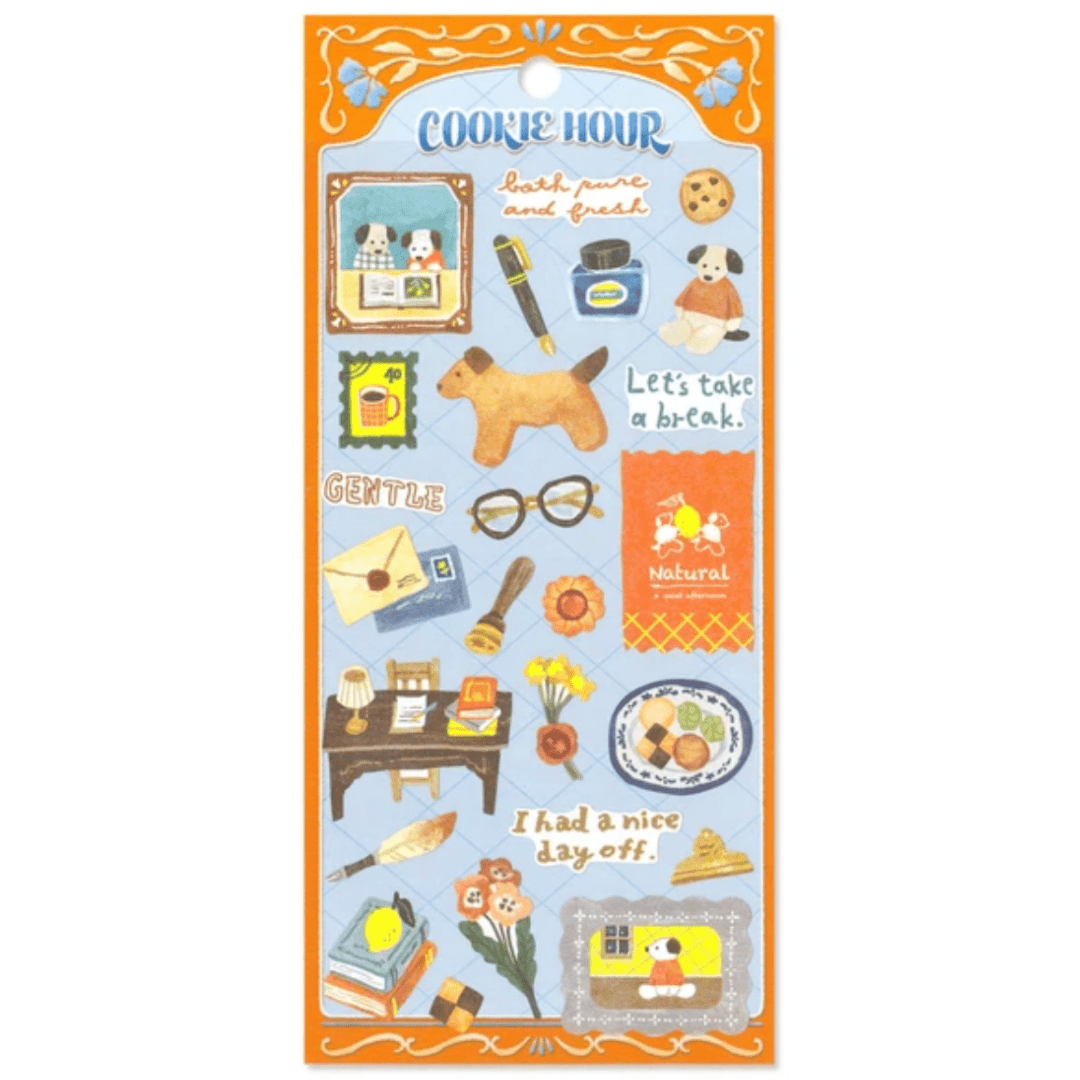 Stickers japonais Mind Wave | Cookie Hour | Chien - Mind Wave - millenotes