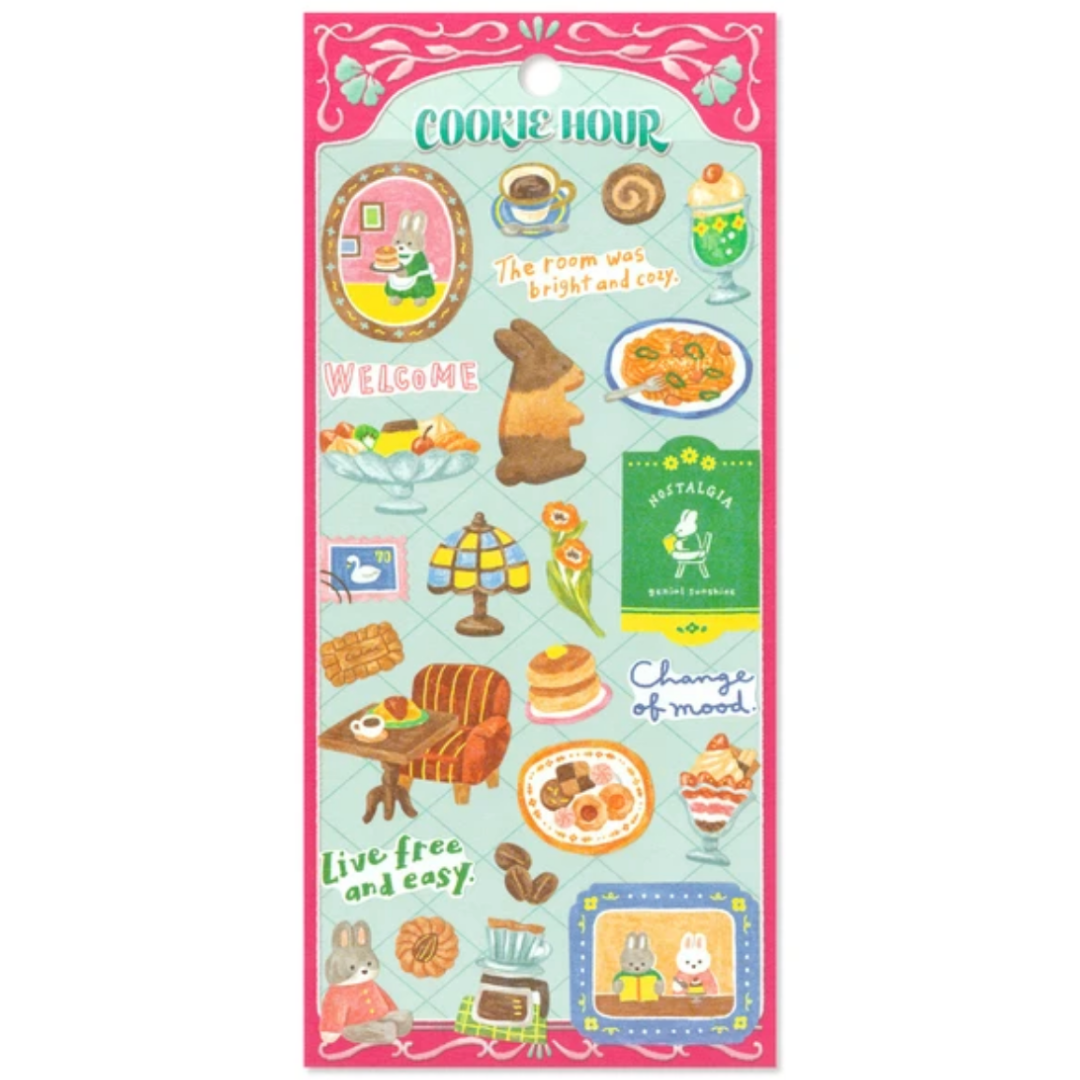 Stickers japonais Mind Wave | Cookie Hour | Lapin - Mind Wave - millenotes