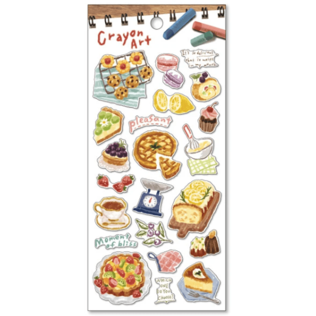 Stickers japonais Mind Wave Crayon Art | Gourmandises - Mind Wave - millenotes