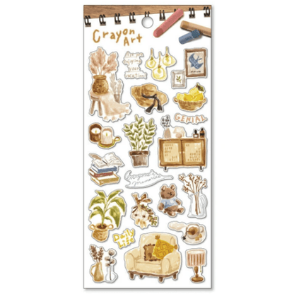 Stickers japonais Mind Wave Crayon Art | Intérieur - Mind Wave - millenotes