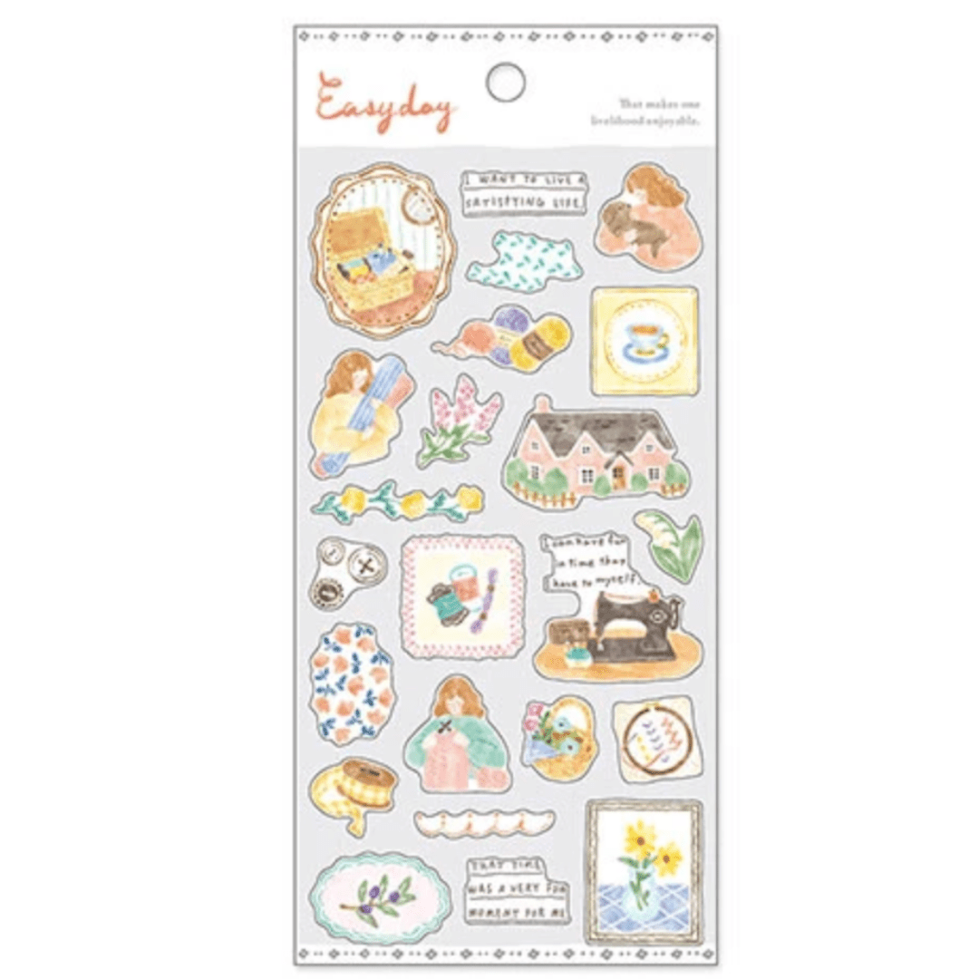 Stickers japonais Mind Wave Easy Day | Couture - Mind Wave - millenotes