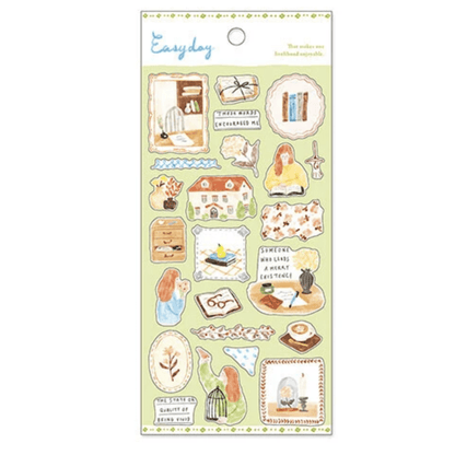 Stickers japonais Mind Wave Easy Day | Papeterie - Mind Wave - millenotes