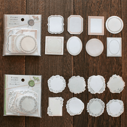 Stickers japonais Mind Wave Frames | Feuilles - Mind Wave - millenotes