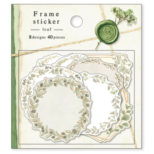 Stickers japonais Mind Wave Frames | Feuilles - Mind Wave - millenotes