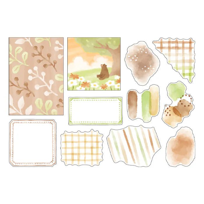 Stickers japonais Mind Wave Hoco | Marron - Mind Wave - millenotes