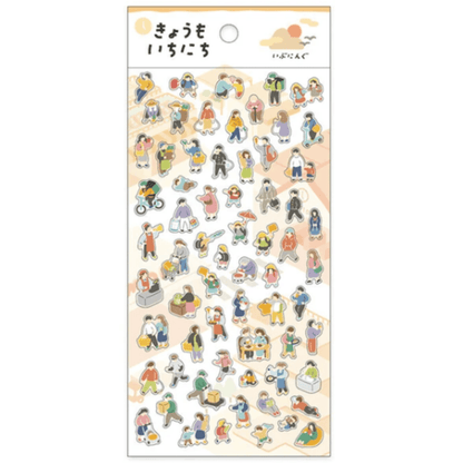 Stickers japonais Mind Wave | Kyomo ichinichi | Rose - Mind Wave - millenotes