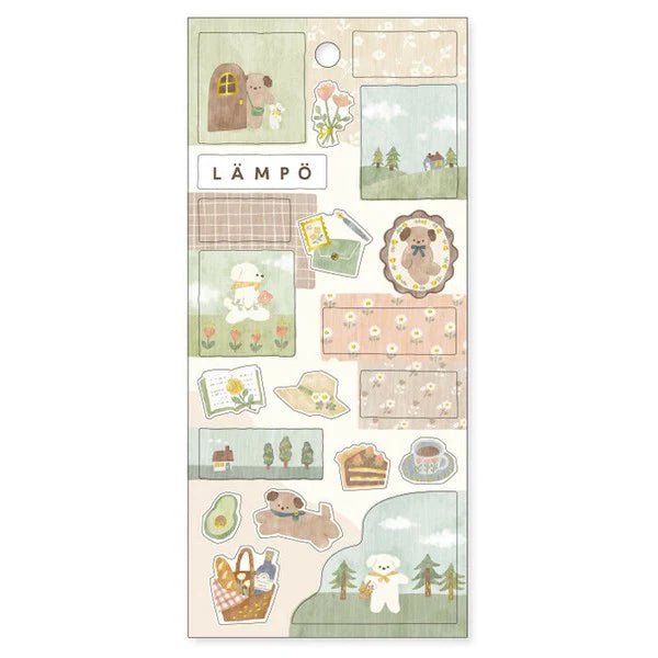 Stickers japonais Mind Wave LAMPO | Chien - Mind Wave - millenotes