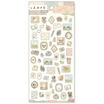 Stickers japonais Mind Wave LAMPO Mini | Chien dans l’après - midi - Mind Wave - millenotes