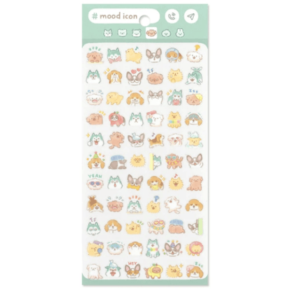 Stickers japonais Mind Wave Mood Icon | Chiens - Mind Wave - millenotes
