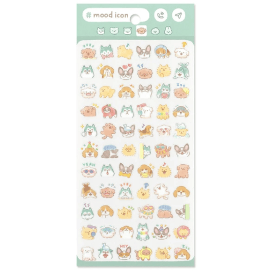 Stickers japonais Mind Wave Mood Icon | Chiens - Mind Wave - millenotes