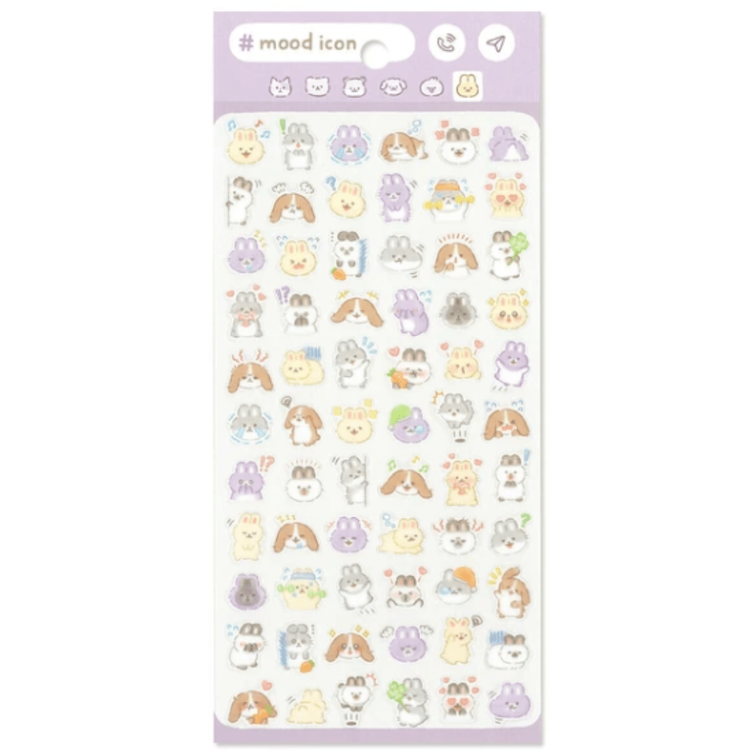 Stickers japonais Mind Wave Mood Icon | Lapins - Mind Wave - millenotes