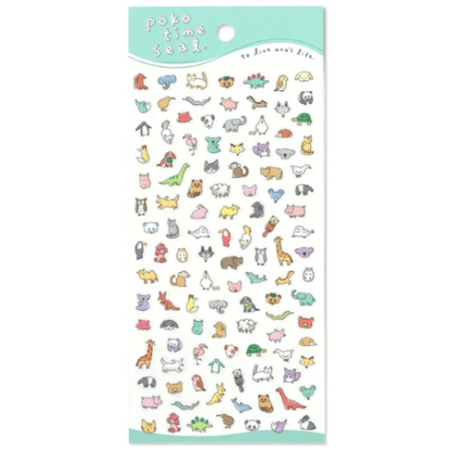 Stickers japonais Mind Wave Poko Time Seal | Animaux - Mind Wave - millenotes