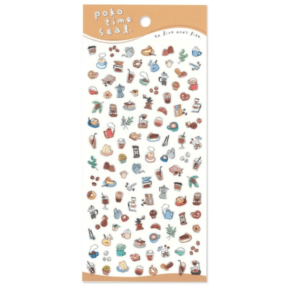 Stickers japonais Mind Wave Poko Time Seal | Café - Mind Wave - millenotes