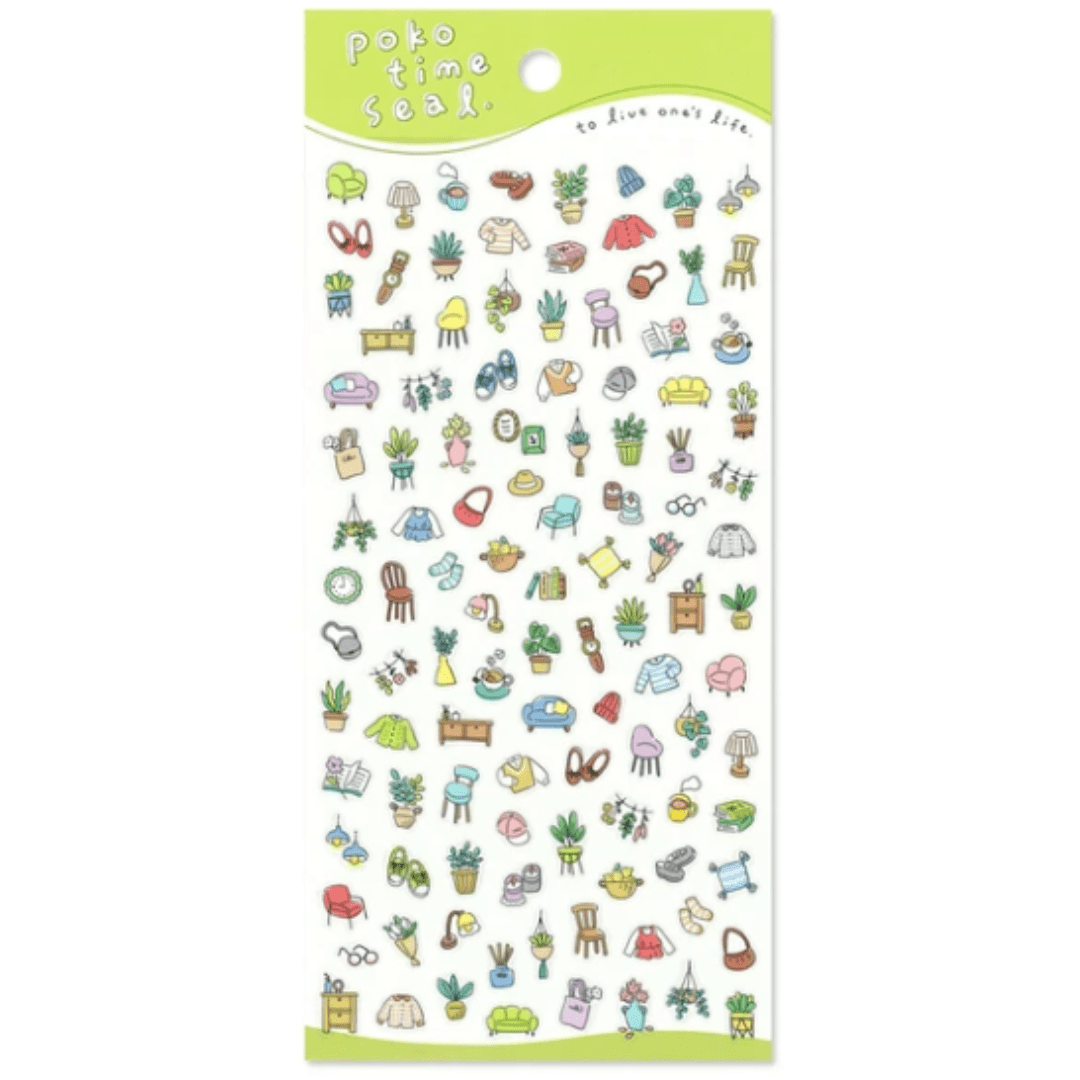 Stickers japonais Mind Wave Poko Time Seal | Maison - Mind Wave - millenotes