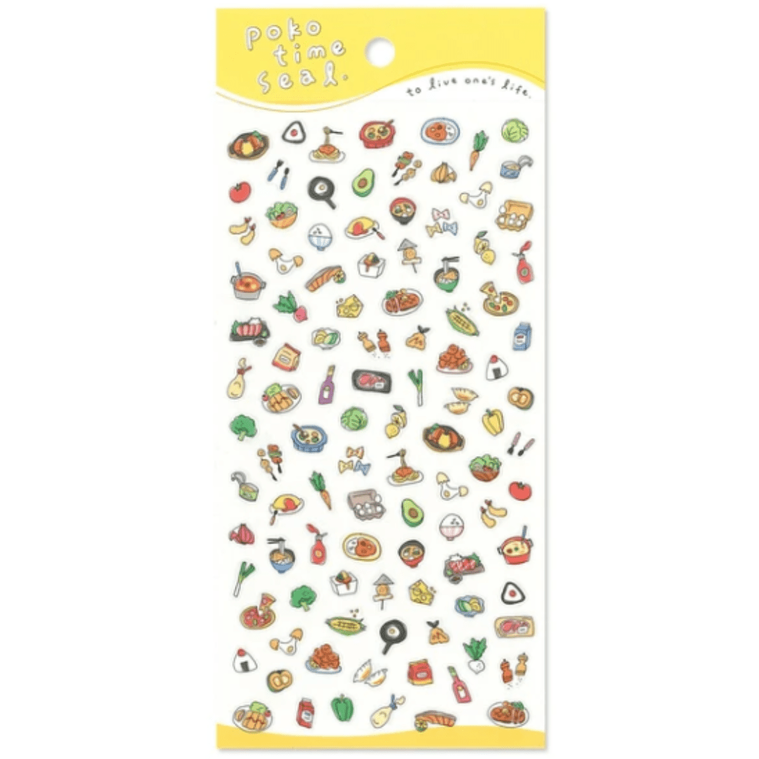 Stickers japonais Mind Wave Poko Time Seal | Nourriture - Mind Wave - millenotes