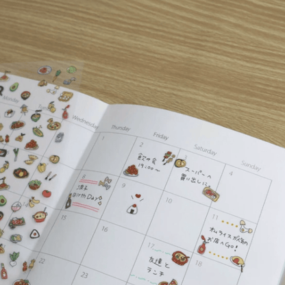 Stickers japonais Mind Wave Poko Time Seal | Nourriture - Mind Wave - millenotes