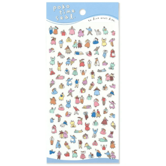 Stickers japonais Mind Wave Poko Time Seal | Personnes - Mind Wave - millenotes