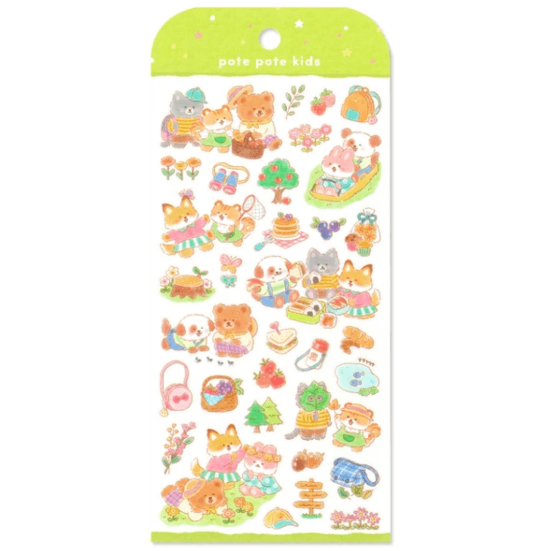 Stickers japonais Mind Wave | Pote Pote Kids | Pique-nique - Mind Wave - millenotes